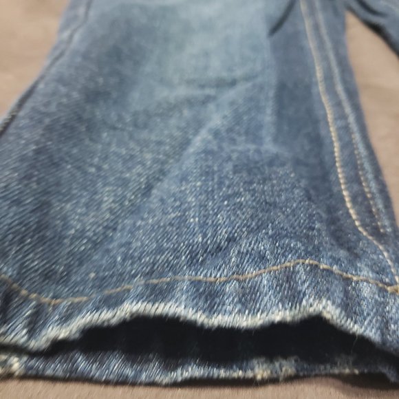 Levi's Blue Jeans Denim Slight Distressed Style Straight Leg 18 Month Size - Picture 6 of 11
